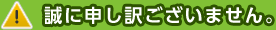 誠に申し訳ございません。